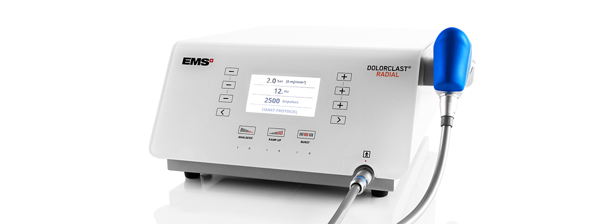 DolorClast Radial FDA-cleared shockwave therapy device for US clinics